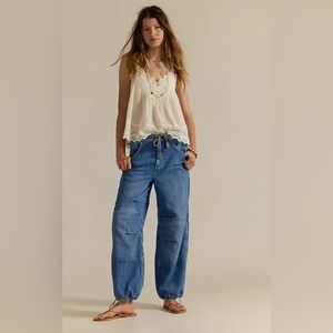 Free People Light Blue Boyfriend Jeans